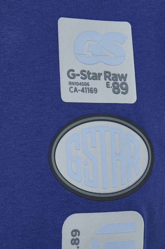 G-Star tricou din bumbac D23903.336 albastru