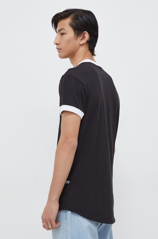 Oblečenie Bavlnené tričko G-Star Raw D23900.336 čierna