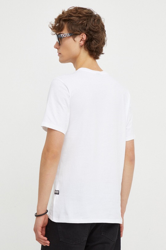 Odzież G-Star t-shirt bawełniany D23902.336 biały