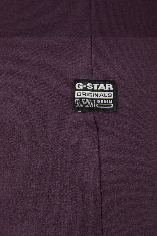 G-Star Raw t-shirt bawełniany D23902.336 fioletowy