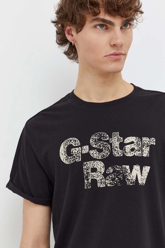 Bavlněné tričko G-Star Raw černá D24667.336