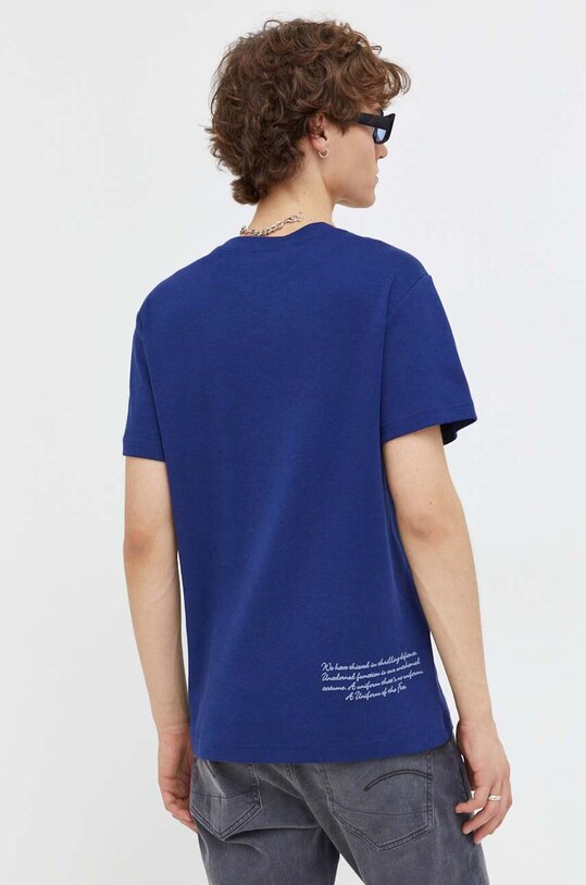 Îmbrăcăminte G-Star tricou din bumbac D23897.C812 albastru