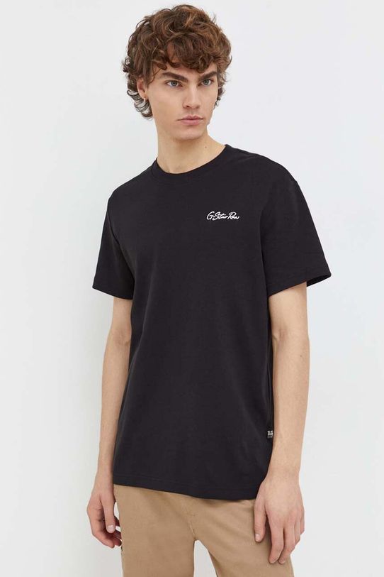 Îmbrăcăminte G-Star Raw tricou din bumbac D23897.C812 negru
