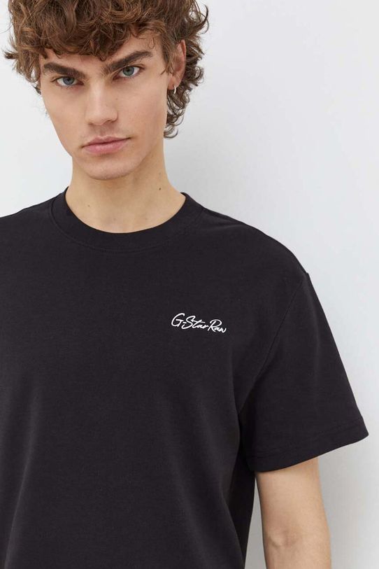 G-Star Raw tricou din bumbac negru D23897.C812