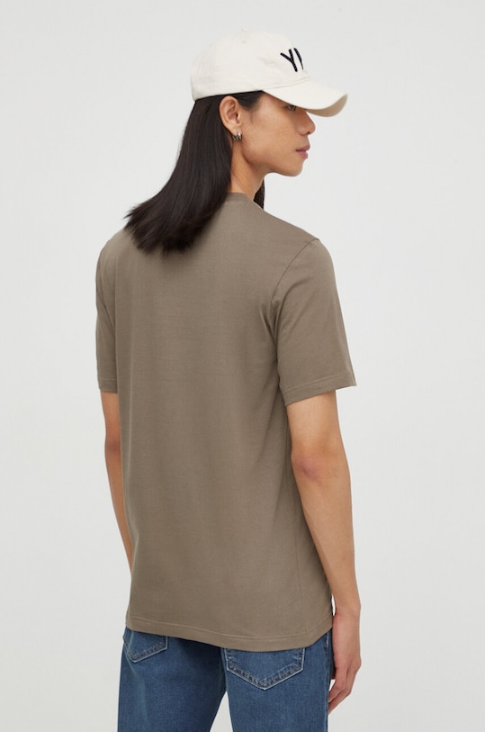 Odzież G-Star t-shirt bawełniany D23901.336 beżowy