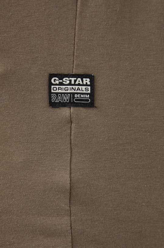G-Star t-shirt bawełniany D23901.336 beżowy