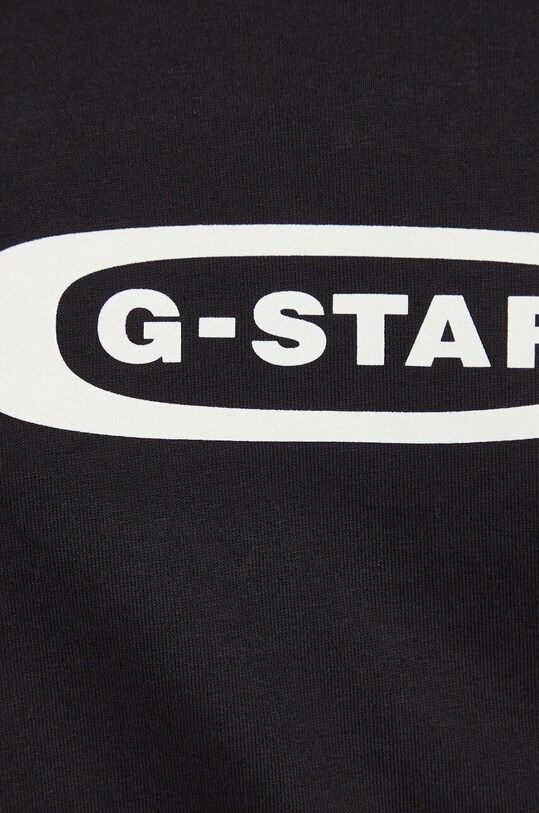 G-Star t-shirt bawełniany czarny D23904.C336