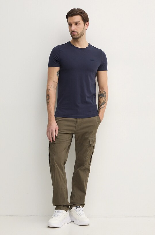 Tričko Calvin Klein K10K112724 tmavomodrá SS25