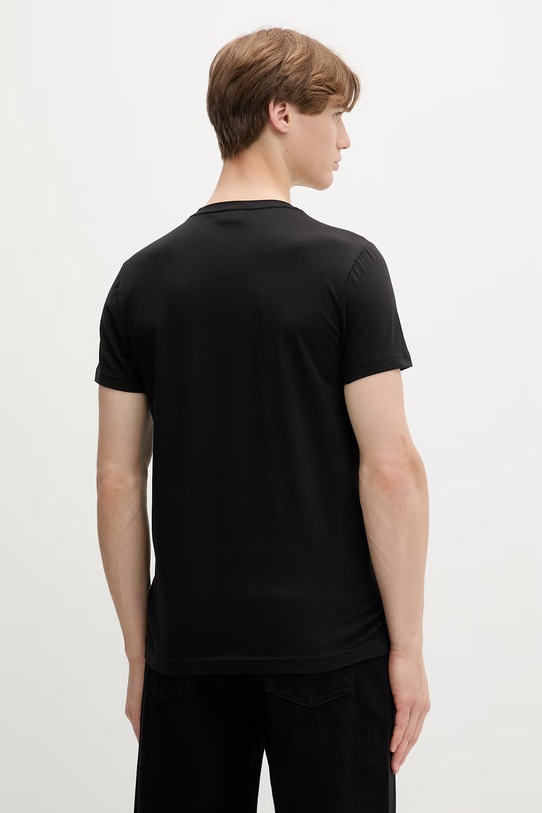 Ρούχα Calvin Klein t-shirt Ανδρικό βαμβακερό K10K112724 μαύρο
