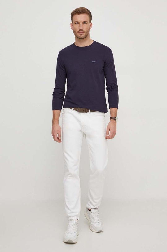 Calvin Klein longsleeve K10K112725 granatowy SS24