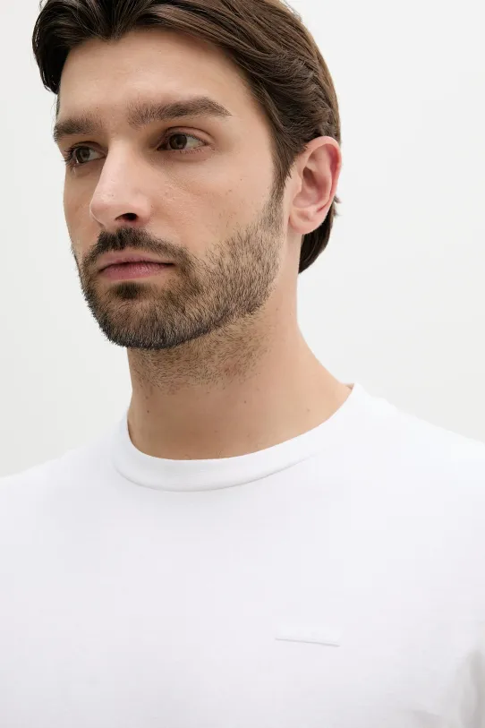 Bavlnené tričko Calvin Klein biela K10K112749