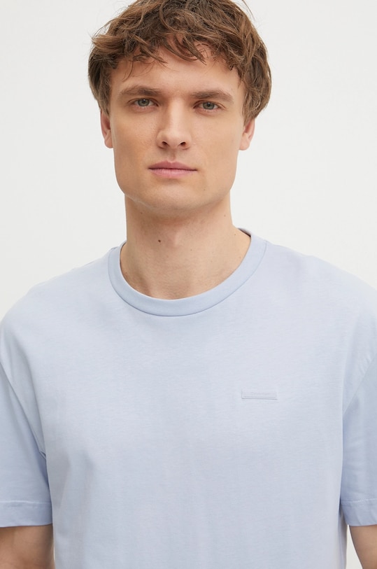 Бавовняна футболка Calvin Klein блакитний K10K112749