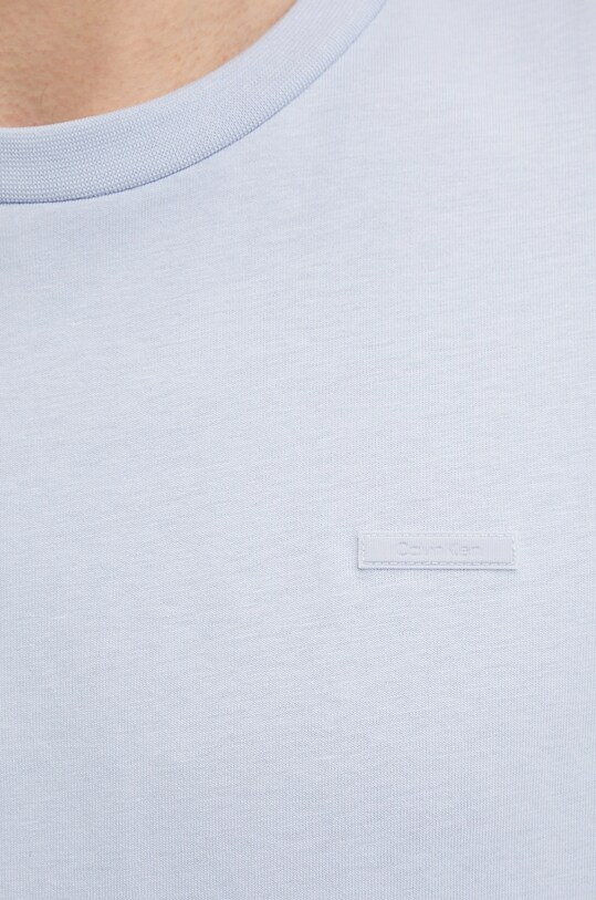 Бавовняна футболка Calvin Klein K10K112749 блакитний