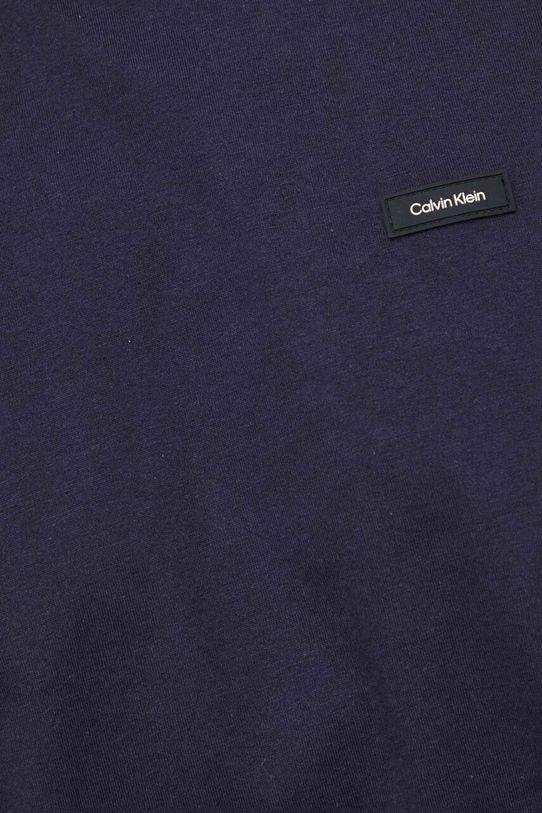 Pamučna majica Calvin Klein K10K112749 mornarsko plava