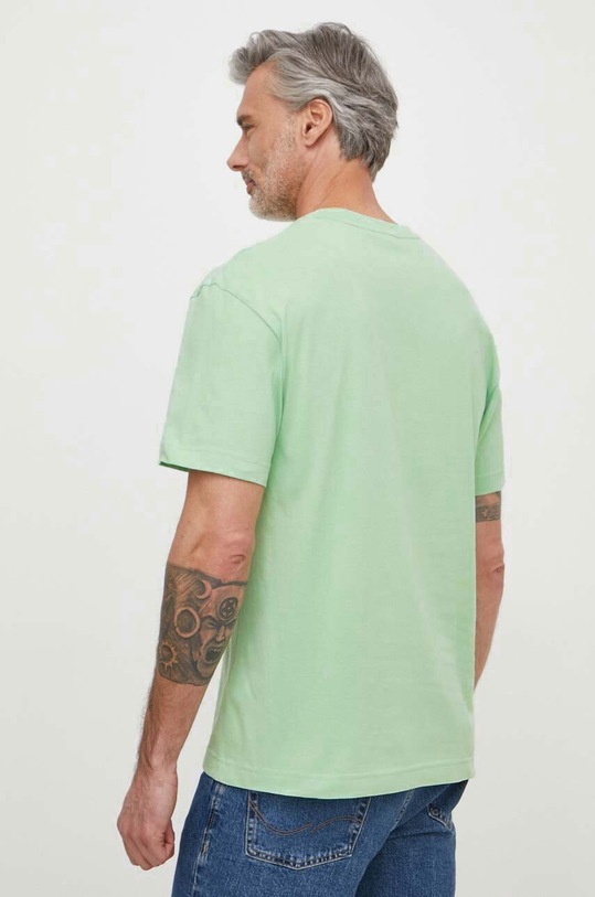 Odzież Calvin Klein t-shirt bawełniany K10K112749 zielony