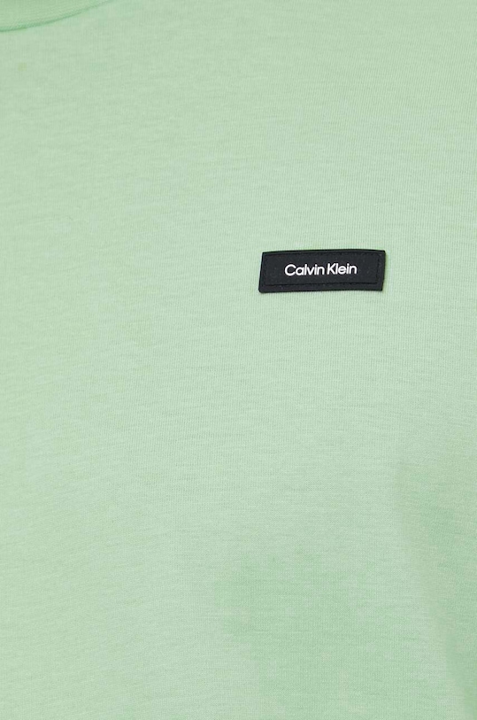 Calvin Klein t-shirt bawełniany zielony K10K112749