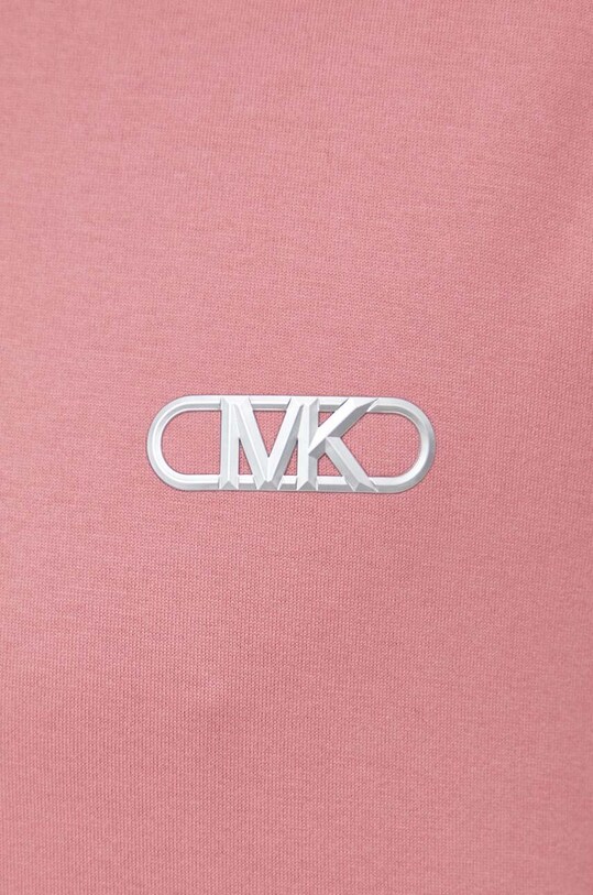 Бавовняна футболка Michael Kors CH351RH1V2 рожевий
