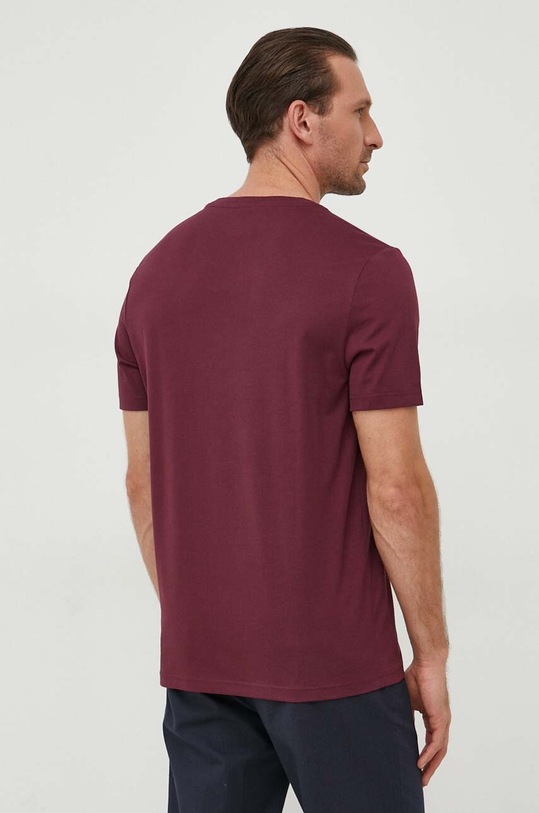 Michael Kors t-shirt bawełniany CH351RH1V2 bordowy SS24