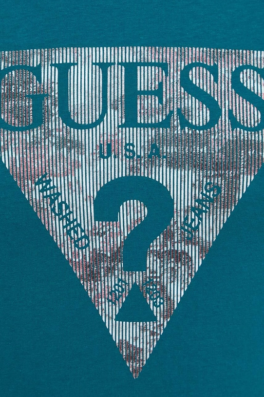 Guess t-shirt turkusowy M4RI29.J1314