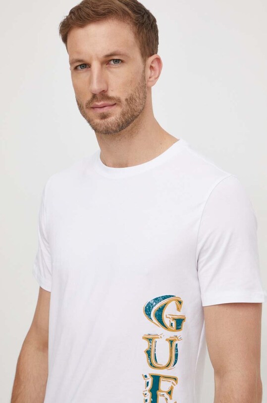 Guess t-shirt bianco M4RI30.J1314