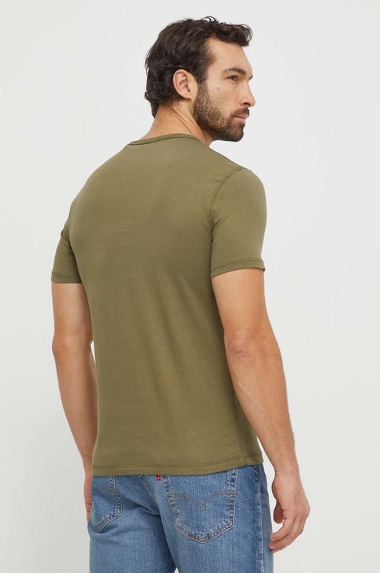 Odzież Guess t-shirt bawełniany M4RI06.I3Z14 zielony