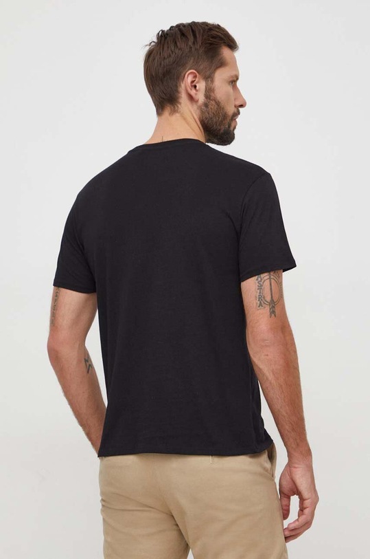 Odzież Guess t-shirt bawełniany M4RI54.K9RM1 czarny