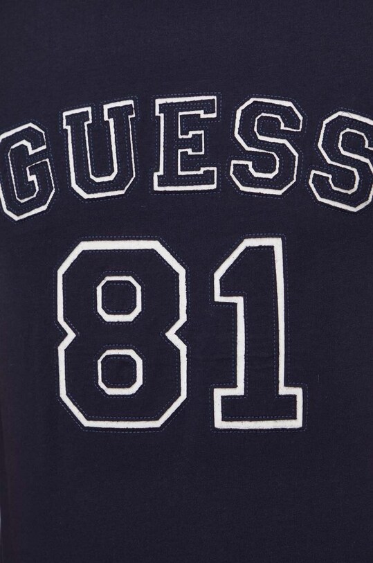 Βαμβακερό μπλουζάκι Guess M4RI22.K8FQ4 σκούρο μπλε