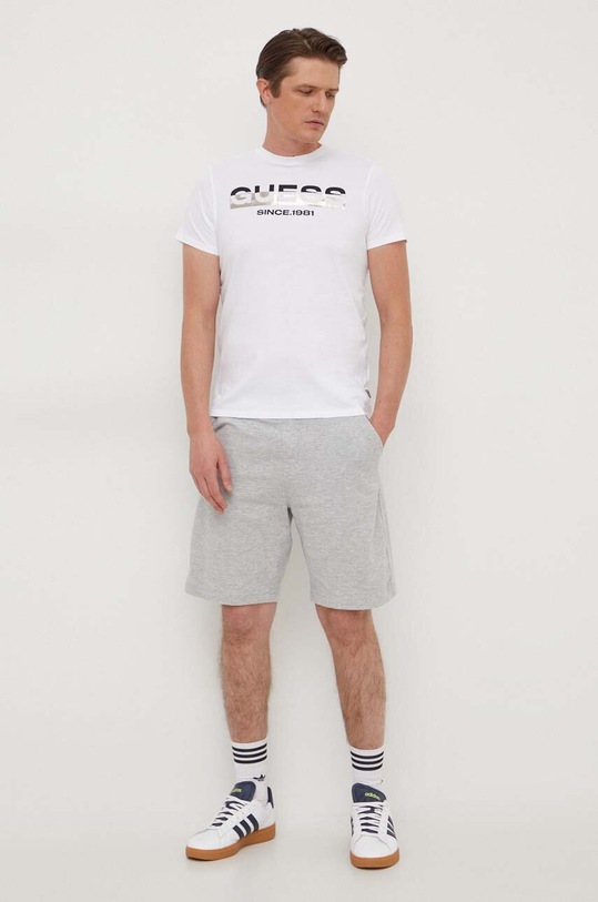 Guess t-shirt bawełniany M4RI60.K9RM1 biały SS24