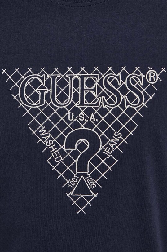 Памучна тениска Guess M4RI27.K8FQ4 тъмносин