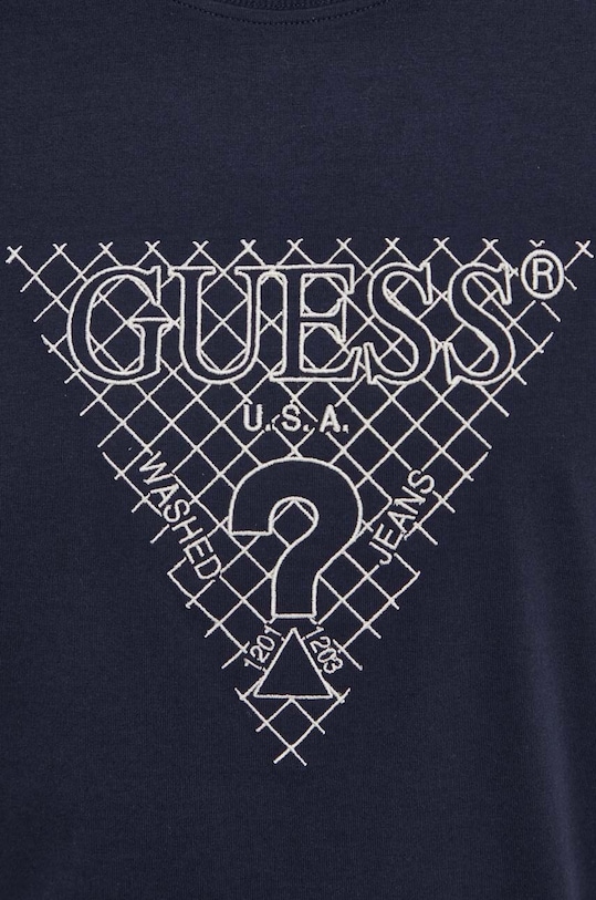 Guess tricou din bumbac M4RI27.K8FQ4 bleumarin