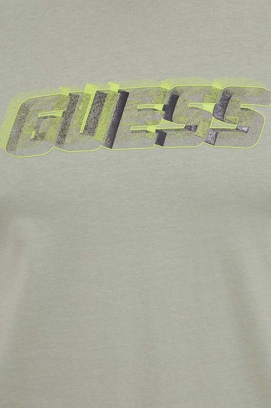 Guess t-shirt bawełniany NIKOLAS Z4RI10.I3Z14 zielony