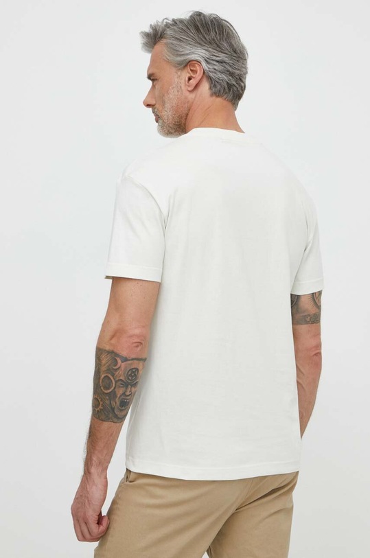 Oblečenie Bavlnené tričko Calvin Klein Jeans J30J324671 zelená