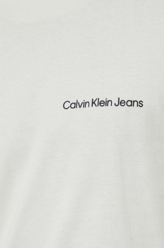 Bavlnené tričko Calvin Klein Jeans zelená J30J324671