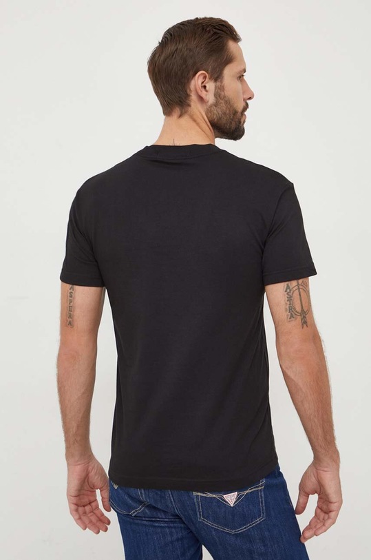 Oblečenie Bavlnené tričko Calvin Klein Jeans J30J324671 čierna
