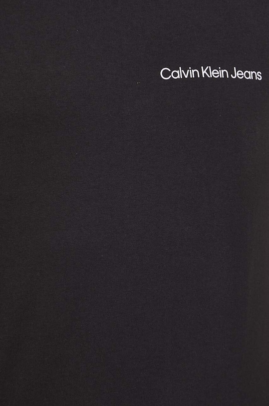 Bavlnené tričko Calvin Klein Jeans čierna J30J324671