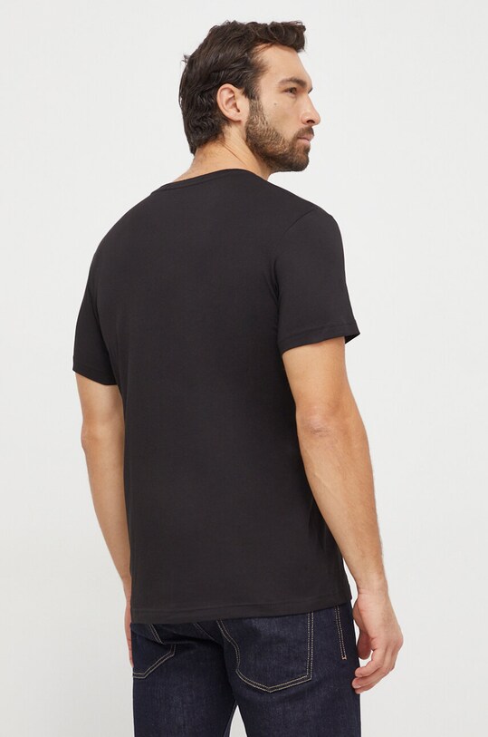 Бавовняна футболка Calvin Klein Jeans J30J325268 чорний AW24