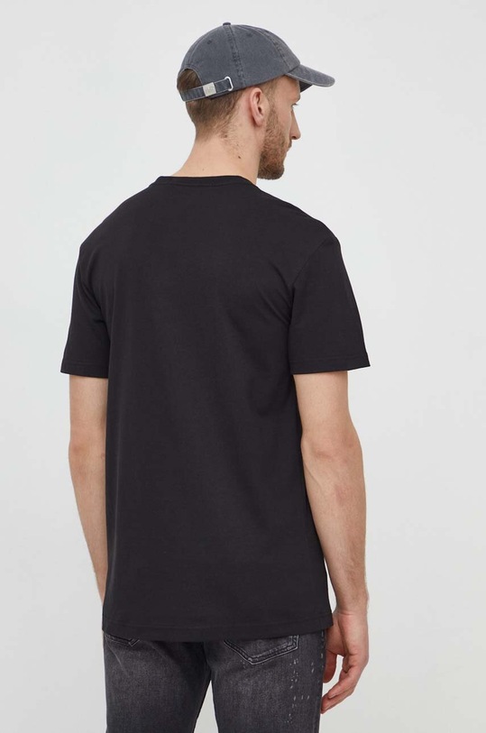 Oblečenie Bavlnené tričko Calvin Klein Jeans J30J324783 čierna