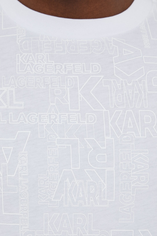 Karl Lagerfeld t-shirt bawełniany 541224.755060 biały