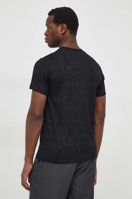 Odzież Karl Lagerfeld t-shirt bawełniany 541224.755060 czarny