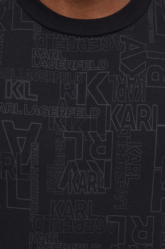 Karl Lagerfeld t-shirt bawełniany 541224.755060 czarny