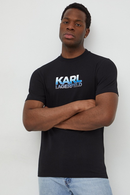 Tričko Karl Lagerfeld 541221.755402 černá SS24