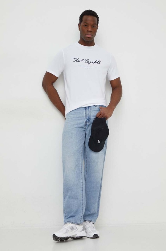 Karl Lagerfeld t-shirt 541221.755403 biały SS24