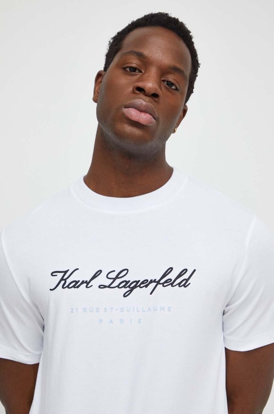 Karl Lagerfeld t-shirt biały 541221.755403