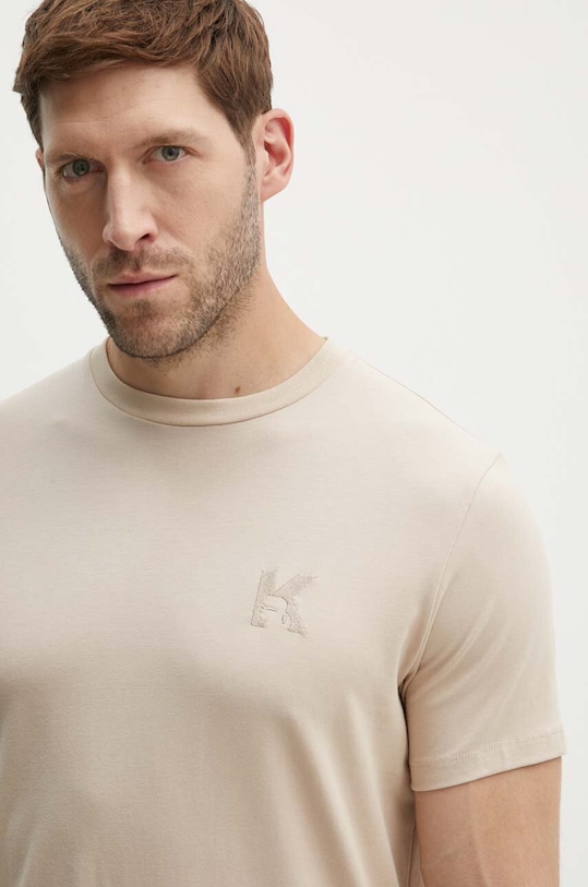 Odzież Karl Lagerfeld t-shirt 541221.755890 beżowy