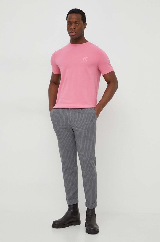 Karl Lagerfeld t-shirt 541221.755890 różowy SS24