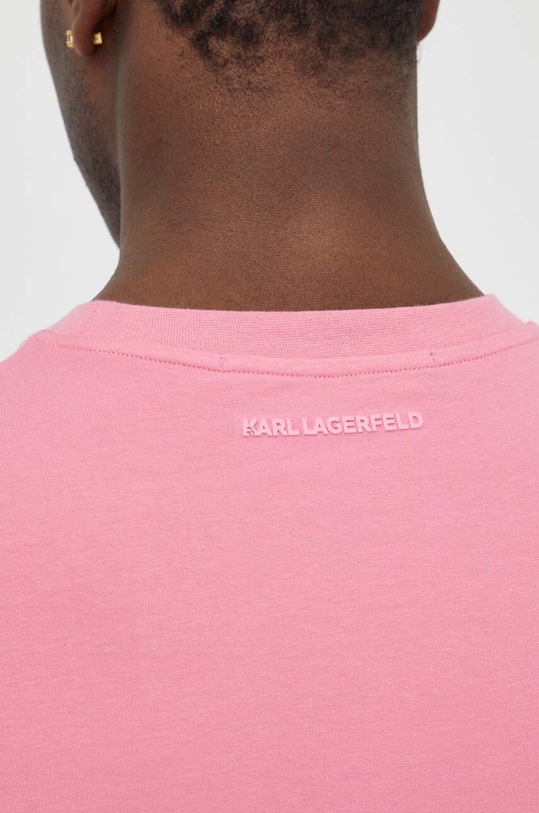 Karl Lagerfeld t-shirt 541221.755890 różowy