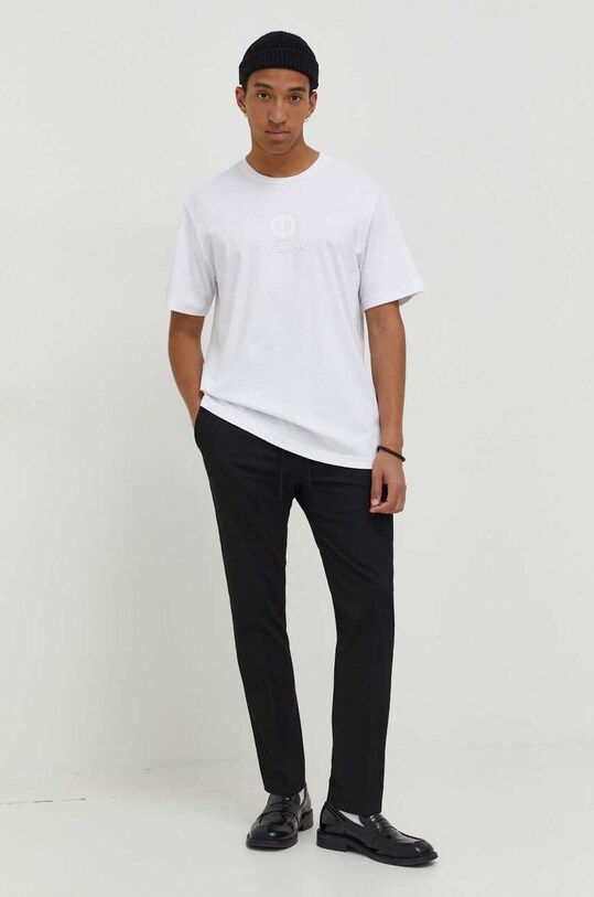 Iceberg t-shirt bawełniany F028.6307 biały AW24