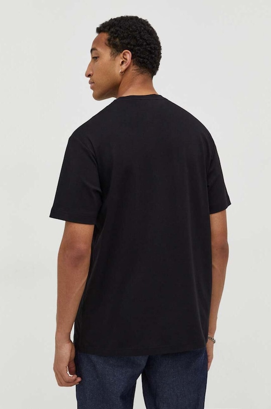 Odzież Iceberg t-shirt bawełniany F075.6307 czarny