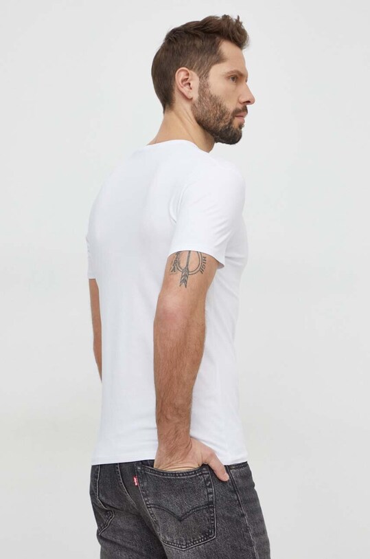 Îmbrăcăminte Just Cavalli tricou 76OAHE12.CJ112 alb