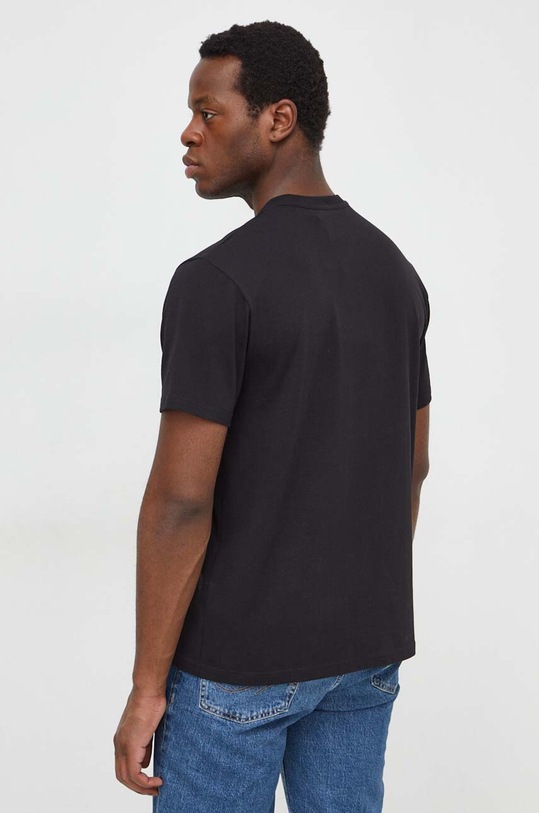 Odzież Just Cavalli t-shirt bawełniany 76OAHG12.CJ318 czarny